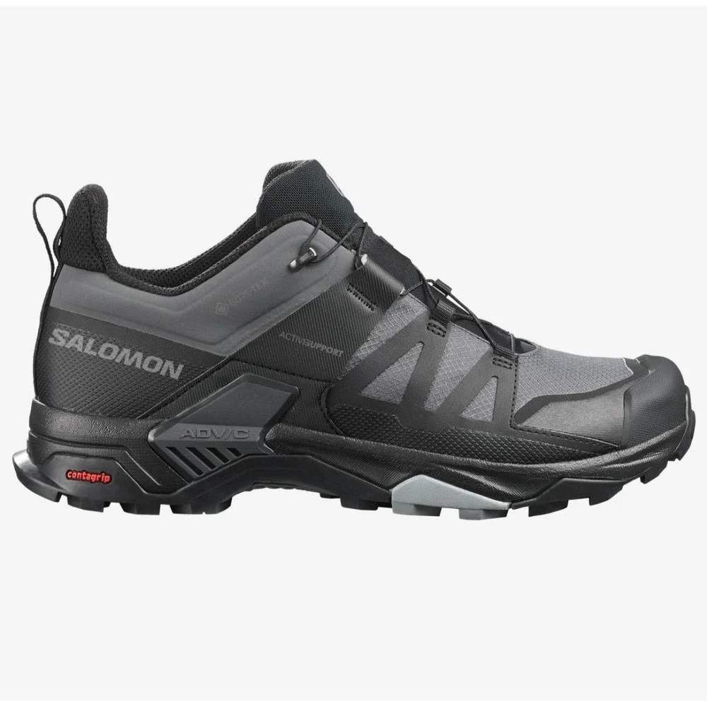 Salomon X Ultra 4 GTX Waterproof Low Black Hiking Shoes Mens 12 UK11.5 EU 46 2/3